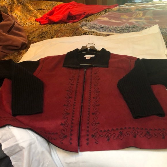 Faux suede jacket - Picture 1 of 6